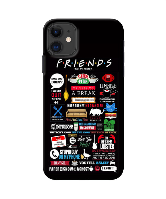 Friends Iphone 11 Back Cover