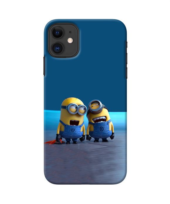 Minion Laughing Iphone 11 Back Cover