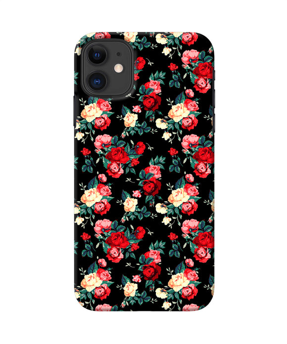 Rose Pattern Iphone 11 Back Cover