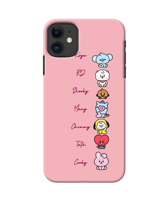 BTS names iPhone 11 Back Cover