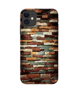 Bricks Pattern iPhone 11 Back Cover