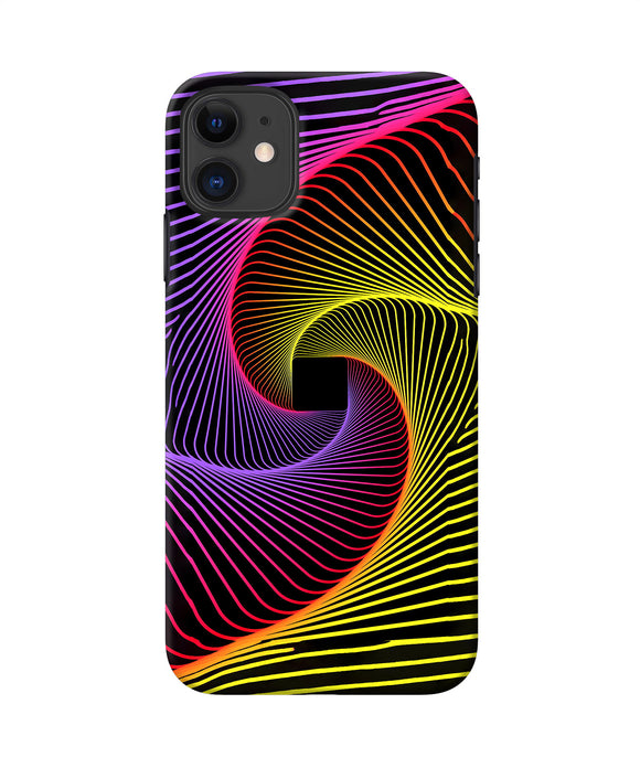 Colorful Strings iPhone 11 Back Cover