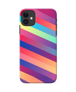 Stripes color iPhone 11 Back Cover