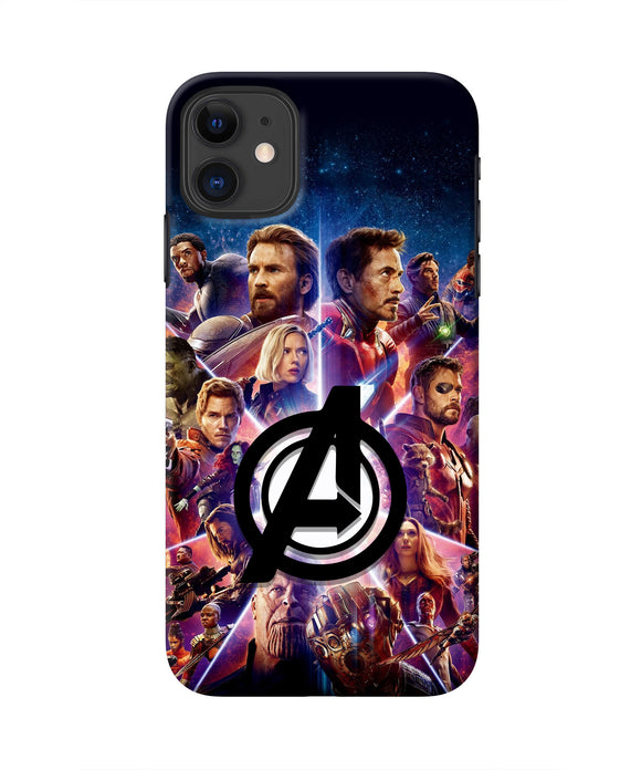 Avengers Superheroes Iphone 11 Real 4D Back Cover