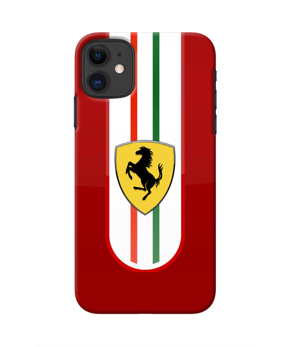 Ferrari Art Iphone 11 Real 4D Back Cover