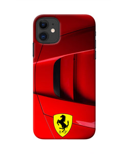 Ferrari Car Iphone 11 Real 4D Back Cover