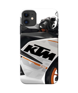 KTM Bike Iphone 11 Real 4D Back Cover