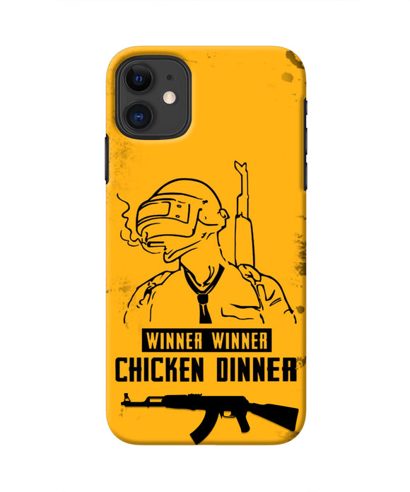 PUBG Chicken Dinner Iphone 11 Real 4D Back Cover
