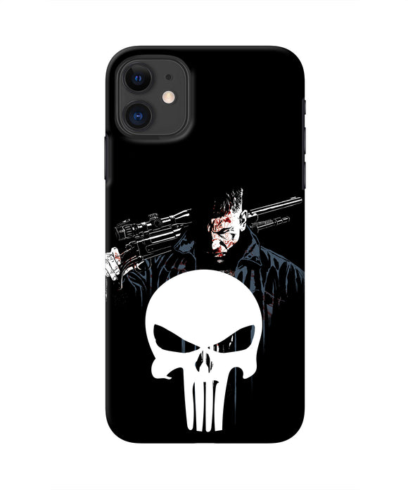 Punisher Character Iphone 11 Real 4D Back Cover