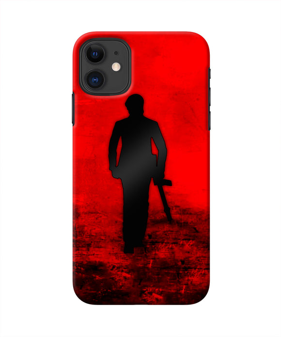 Rocky Bhai with Gun iPhone 11 Real 4D Back Cover