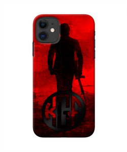 Rocky Bhai K G F Chapter 2 Logo iPhone 11 Real 4D Back Cover