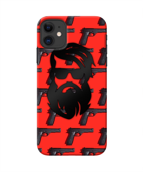 Rocky Bhai Beard Look iPhone 11 Real 4D Back Cover