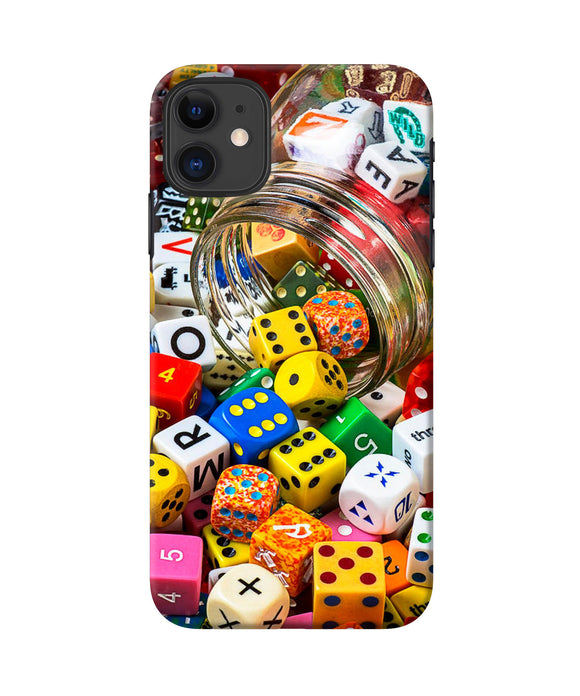 Colorful Dice iPhone 11 Back Cover