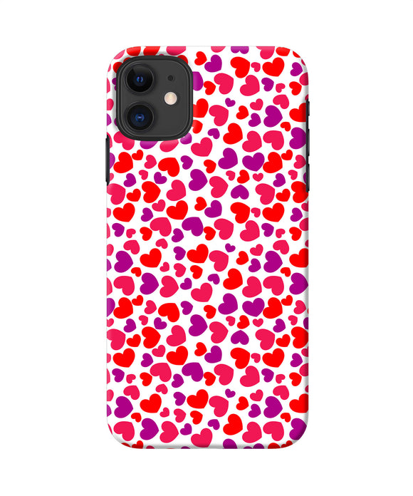 Heart Print Iphone 11 Back Cover