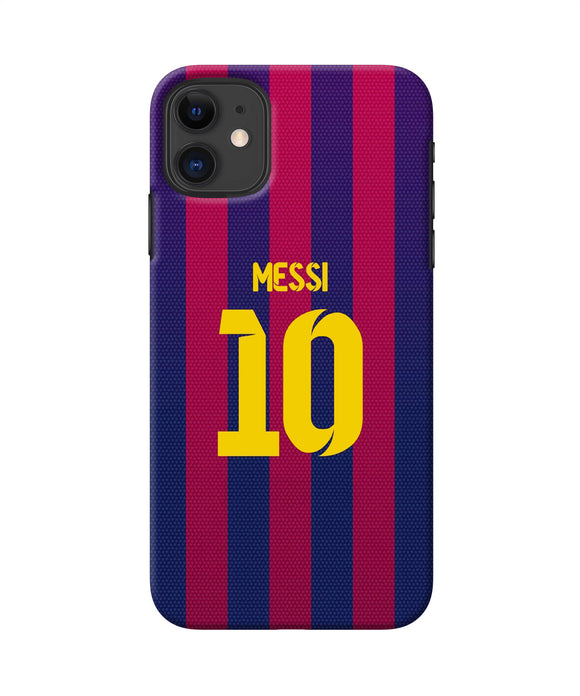 Messi 10 Tshirt Iphone 11 Back Cover