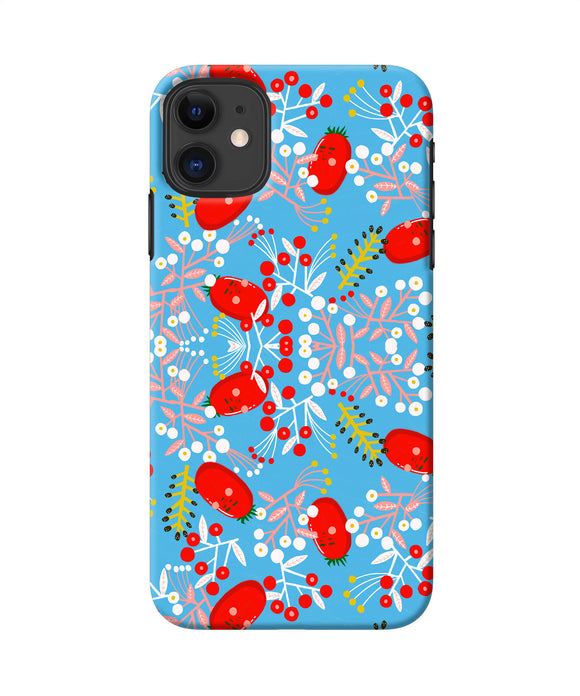 Small Red Animation Pattern Iphone 11 Back Cover
