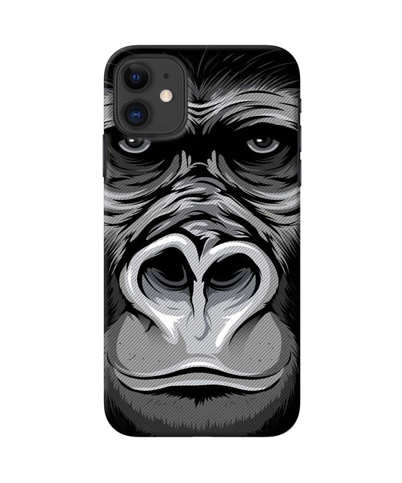 Black Chimpanzee Iphone 11 Back Cover