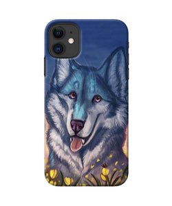 Cute Wolf Iphone 11 Back Cover