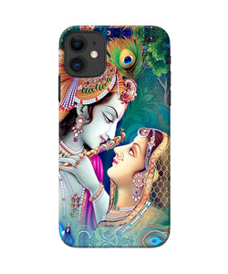 Lord Radha Krishna Paint Iphone 11 Back Cover