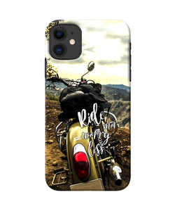 Ride More Worry Less Iphone 11 Back Cover
