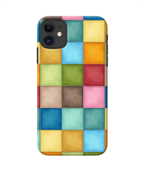 Abstract Colorful Squares Iphone 11 Back Cover