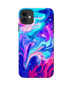 Abstract Colorful Water Iphone 11 Back Cover