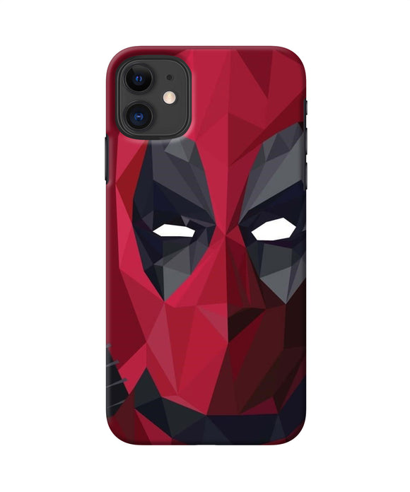 Abstract Deadpool Mask Iphone 11 Back Cover