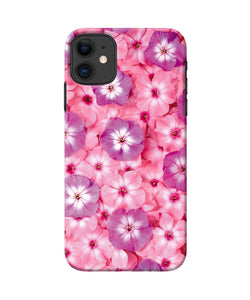Natural Pink Flower Iphone 11 Back Cover