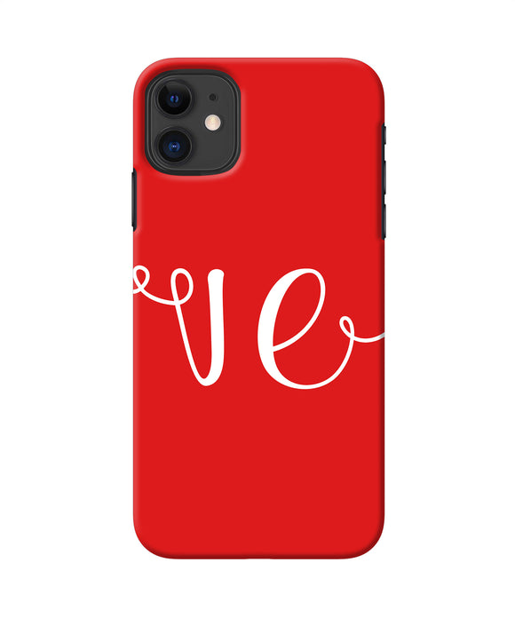 Love Two Iphone 11 Back Cover