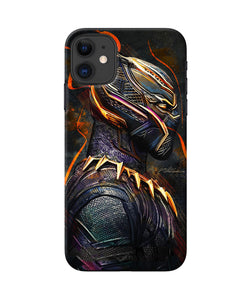 Black Panther Side Face Iphone 11 Back Cover