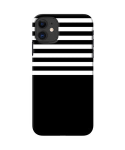 Black And White Print Iphone 11 Back Cover - Main Image