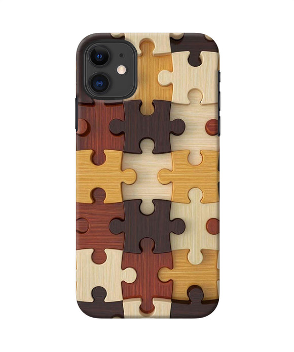 Wooden Puzzle Iphone 11 Back Cover