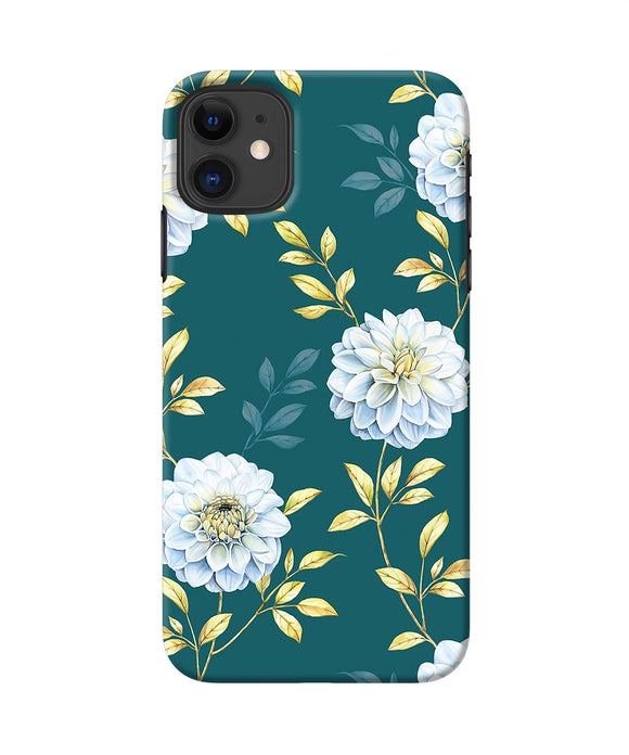 Flower Canvas Iphone 11 Back Cover