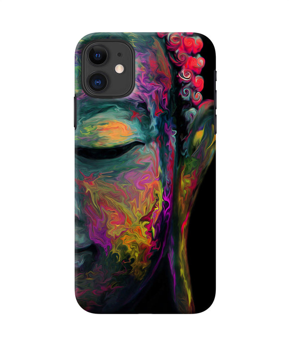 Buddha Face Painting Iphone 11 Back Cover
