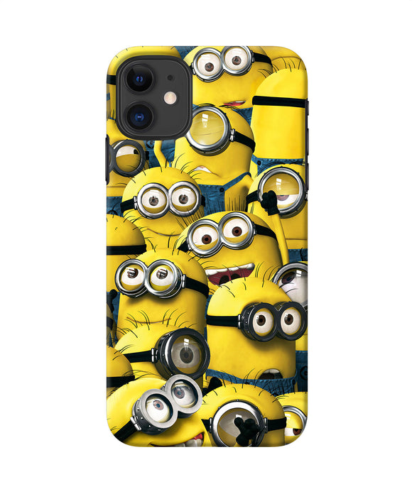 Minions Crowd Iphone 11 Back Cover