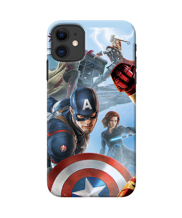 Avengers On The Sky Iphone 11 Back Cover