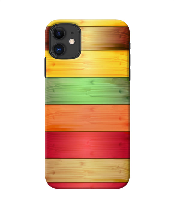 Wooden Colors Iphone 11 Back Cover