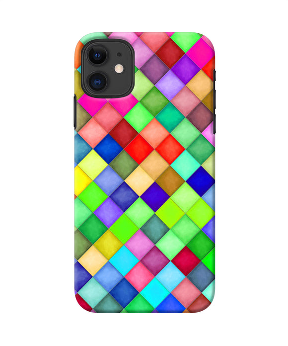 Abstract Colorful Squares Iphone 11 Back Cover