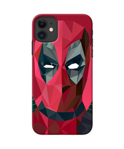 Abstract Deadpool Full Mask Iphone 11 Back Cover