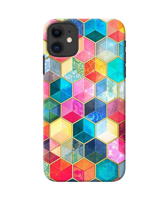 Abstract Color Box Iphone 11 Back Cover