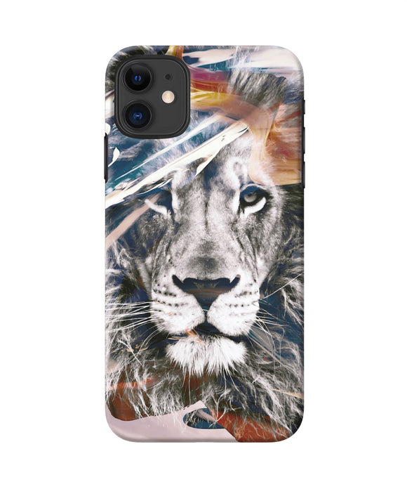 Lion Poster Iphone 11 Back Cover