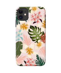 Leaf Print Iphone 11 Back Cover