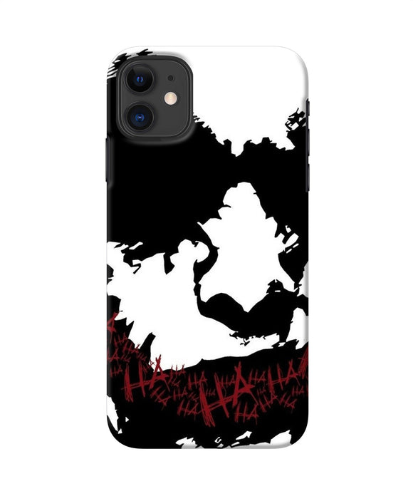 Black And White Joker Rugh Sketch Iphone 11 Back Cover