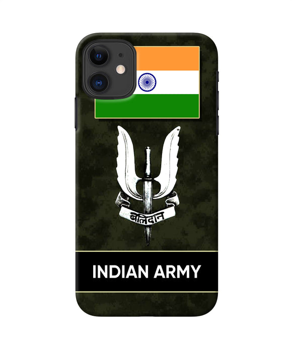 Indian Flag Balidan Logo Iphone 11 Back Cover