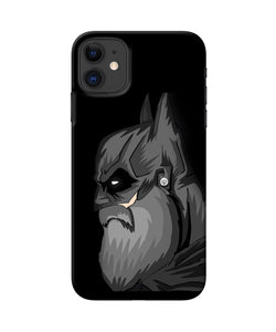 Batman With Beard Iphone 11 Back Cover