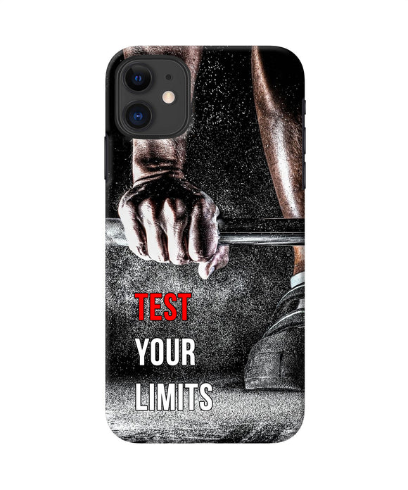 Test Your Limit Quote Iphone 11 Back Cover
