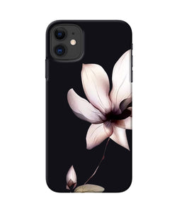 Flower White Iphone 11 Back Cover