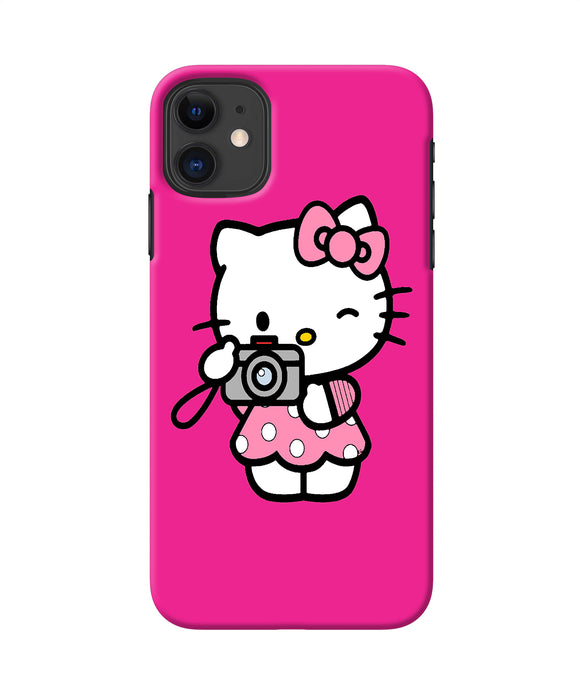 Hello Kitty Cam Pink Iphone 11 Back Cover