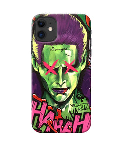 Damaged Joker Anim Iphone 11 Back Cover