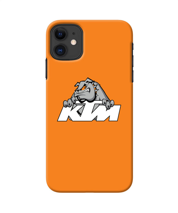 Ktm Dog Logo Iphone 11 Back Cover